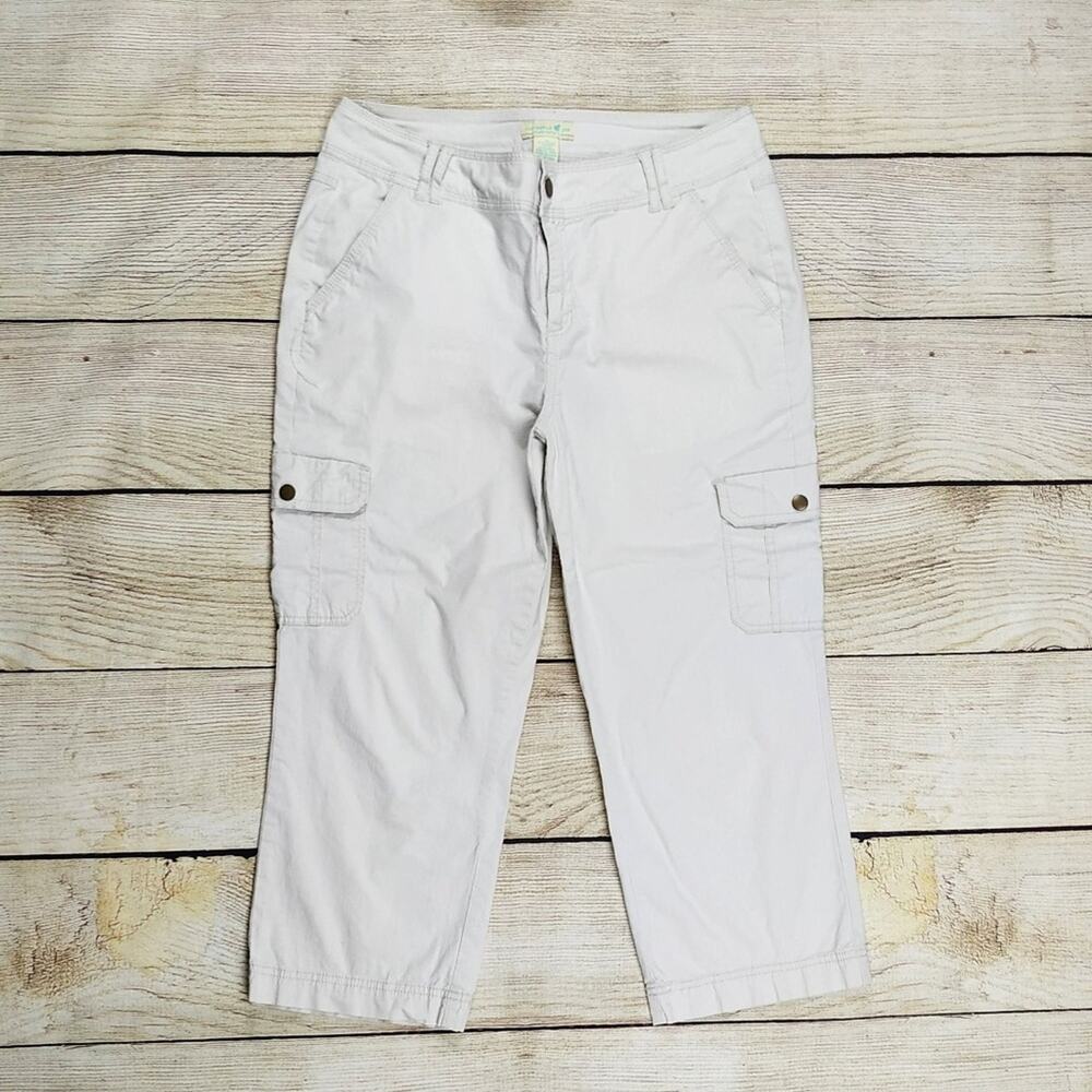 Caribbean Joe Capri/Crop Khaki Pants